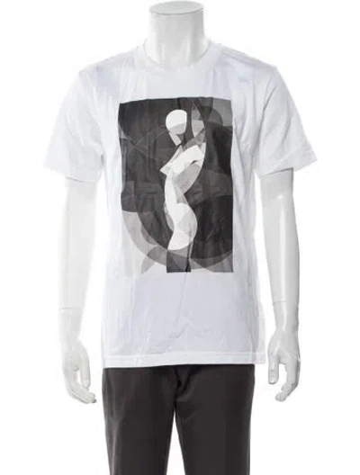Pre-owned Private Stock Graphic Print Crew Neck T-shirt W/ Tags In White
