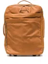 Private Stock Leather Rolling Suitcase In Brown