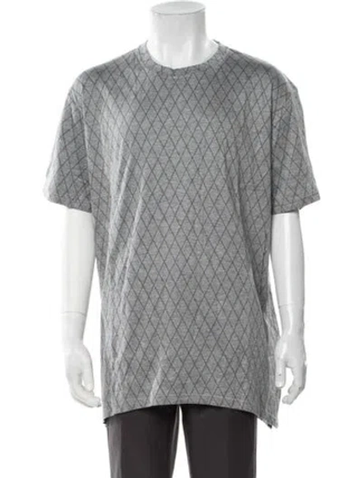 Pre-owned Private Stock Patterned Crew Neck T-shirt W/ Tags In Grey