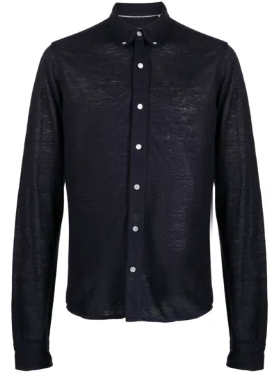 Private Stock The Drevet Long-sleeve Shirt In Blue