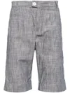 Private Stock The Duke Pinstripe-pattern Shorts In Blue