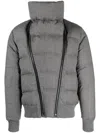Private Stock The Juggernaut Padded Jacket In Grey