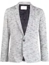 Private Stock The Rene Notched-lapels Blazer In White