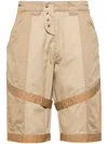 Private Stock The Temukin Cotton Shorts In Brown