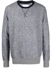 Private Stock The Trajan Stripe-detail Jumper In Blue