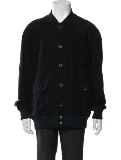Pre-owned Private White V.c. Bomber Jacket In Black