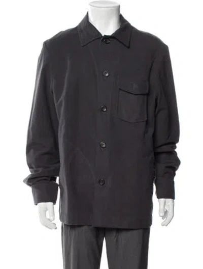 Pre-owned Private White V.c. Jacket In Gray