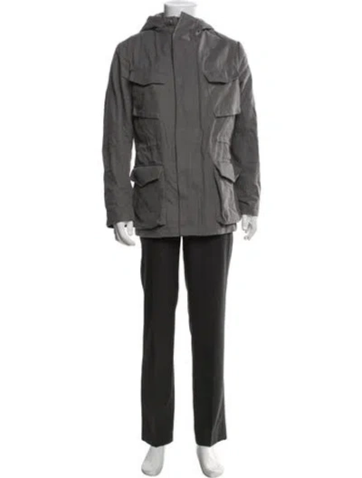 Pre-owned Private White V.c. Utility Jacket In Grey