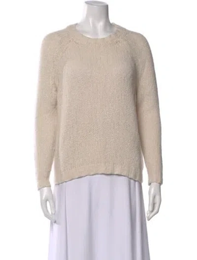 Pre-owned Private0204 Cashmere Crew Neck Sweater In Neutral