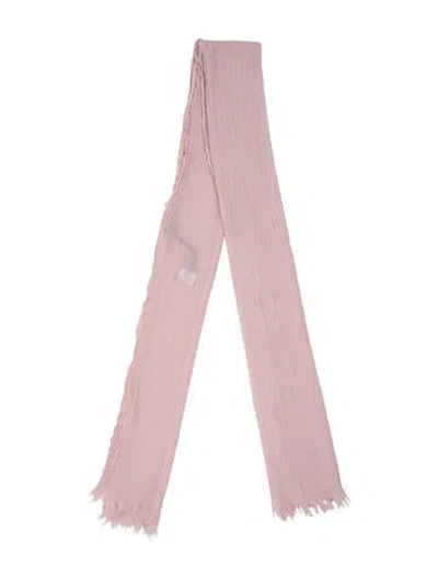 Pre-owned Private0204 Cashmere Printed Scarf W/ Tags In Pink