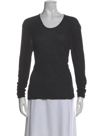 Pre-owned Private0204 Crew Neck Long Sleeve Top In Gray