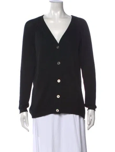 Pre-owned Private0204 V-neck Sweater In Black