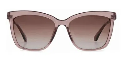 Privé Revaux Art Crawl/g/s Asian Fit Polarized 3dv/la Women's Sunglasses Brown Size 56 In Transparent Brown