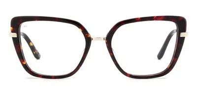 Privé Revaux Art Deco Asian Fit 086 Women's Glasses Tortoiseshell Size 53 - Free Lenses - Blue Light Block Availa In Brown