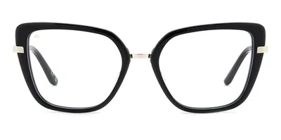 Privé Revaux Art Deco Asian Fit 2m2 Women's Glasses Black Size 53 - Free Lenses - Blue Light Block Available