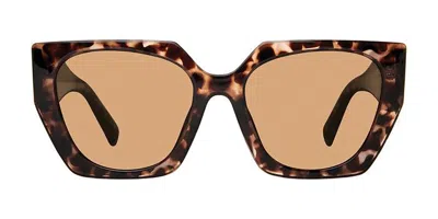 Privé Revaux Backstage/s Polarized Ht8/sp Women's Sunglasses Tortoiseshell Size 56 In Pink Tortoise