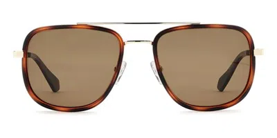 Privé Revaux Bang Bang/g/s Asian Fit Polarized 086/sp Men's Sunglasses Tortoiseshell Size 55