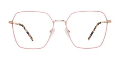 Privé Revaux Boho Sag Women's Glasses Pink Size 55 - Free Lenses - Blue Light Block Available