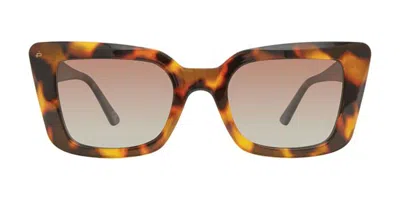 Privé Revaux Buena Vista2.0s Polarized Wr9/la Women's Sunglasses Tortoiseshell Size 53 In Brown