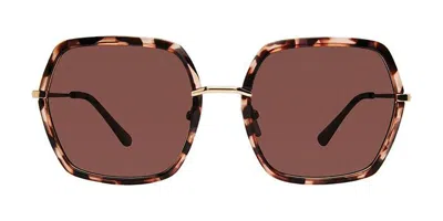 Privé Revaux By The Bay/s Polarized Ht8/0f Women's Sunglasses Tortoiseshell Size 57