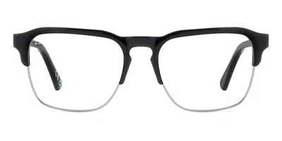 Privé Revaux Cafe Solo 807 Men's Glasses Black Size 54 - Free Lenses - Blue Light Block Available