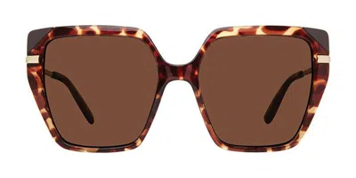 Privé Revaux Call Back/s Polarized 086/sp Women's Sunglasses Tortoiseshell Size 55 In Brown