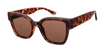 Privé Revaux Carol City/s Polarized 086/sp Women's Sunglasses Tortoiseshell Size 52 In Brown