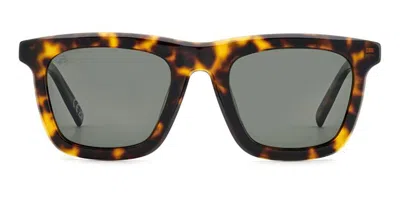 Privé Revaux Destin/s Polarized 086/uc Men's Sunglasses Tortoiseshell Size 54 In Red