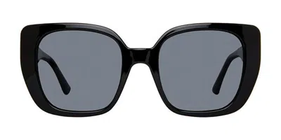 Privé Revaux Double Tap/s Polarized 807/m9 Women's Sunglasses Black Size 52