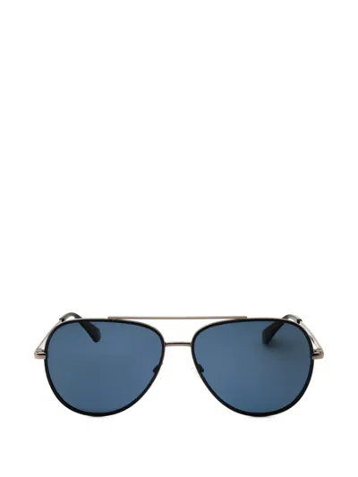 Privé Revaux Earth Pass Pilot-frame Sunglasses In Silver