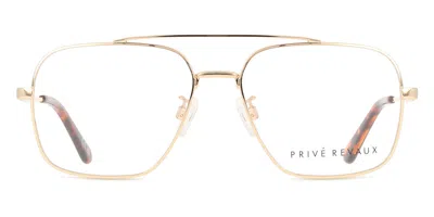 Privé Revaux Fisherman Men's Glasses, Gold, Size 54