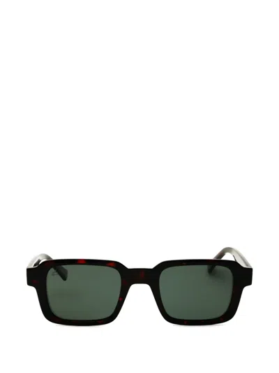 Privé Revaux Fit Check Rectangle-frame Sunglasses In Black