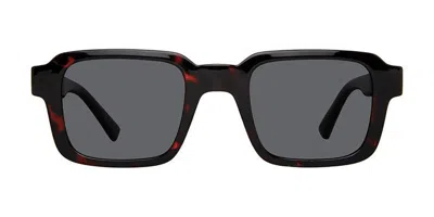Privé Revaux Fit Check/s Polarized 086/uc Men's Sunglasses Tortoiseshell Size 49 In Multi