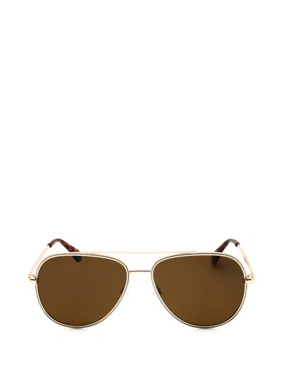 Privé Revaux Glowin Hour Pilot Sunglasses In Gold