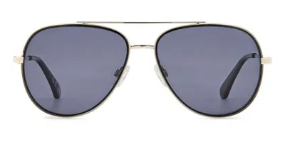 Privé Revaux Glowin Hour/g/s Asian Fit Polarized 2m2/m9 Women's Sunglasses Gold Size 60 In Black