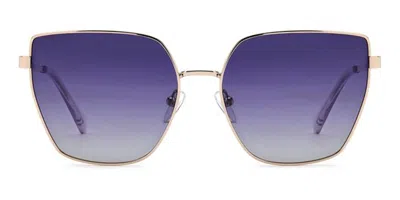 Privé Revaux Good Company/s Polarized 000/mf Women's Sunglasses Gold Size 58