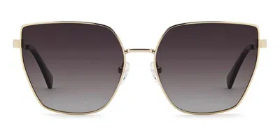 Privé Revaux Good Company/s Polarized J5g/la Women's Sunglasses Gold Size 58 In Multi