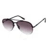 Privé Revaux Prive' Revaux Grey Shaded Pilot Unisex Sunglasses The Bijou/s 0807/9o 60