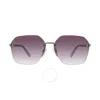 Privé Revaux Prive' Revaux Grey Shaded Violet Geometric Unisex Sunglasses The Chosen/s 06lb/h1 58