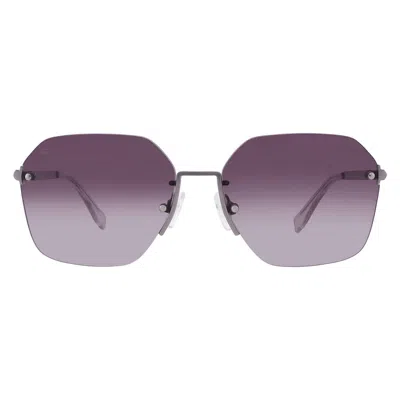 Privé Revaux Grey Shaded Violet Geometric Unisex Sunglasses The Chosen/s 06lb/h1 58 In Purple