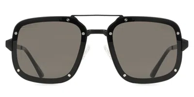 Privé Revaux Jet Life/s Polarized 003/ir Men's Sunglasses Black Size 58