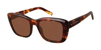 Privé Revaux La Noche/s Polarized 086/sp Women's Sunglasses Tortoiseshell Size 54 In Brown