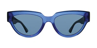 Privé Revaux Model City/s Polarized Pjp/c3 Women's Sunglasses Blue Size 55