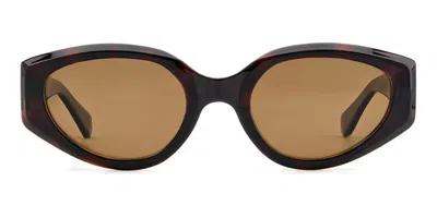 Privé Revaux Night N Day/g/s Asian Fit Polarized 086/sp Women's Sunglasses Tortoiseshell Size 53 In Brown