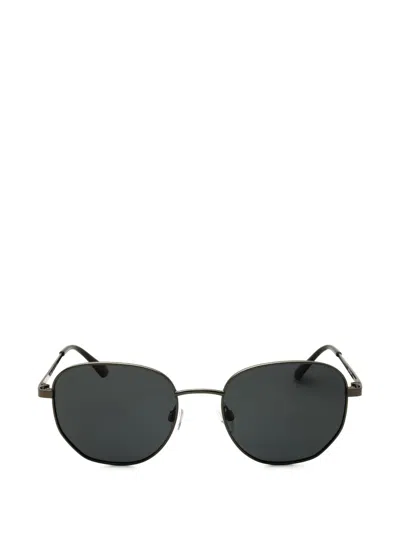 Privé Revaux Nite Bird/s Round-frame Sunglasses In Black