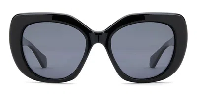 Privé Revaux Pleaser/g/s Asian Fit Polarized 807/m9 Women's Sunglasses Black Size 55