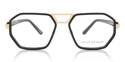 Privé Revaux Plymouth 2m2 Men's Glasses Black Size 59 - Free Lenses - Blue Light Block Available