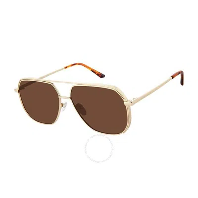 Privé Revaux Prive' Revaux Polarized Brown Pilot Ladies Sunglasses Fuego/s 0j5g/sp 61