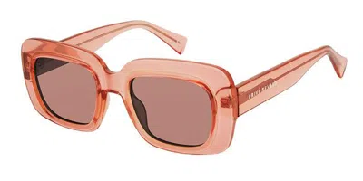 Privé Revaux Port Miami/s Polarized S8r/0f Women's Sunglasses Pink Size 51 In Burgundy