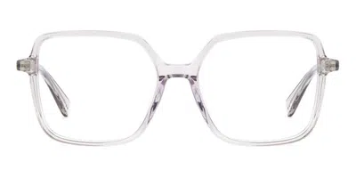 Privé Revaux Pr1012/g Asian Fit Fwm Women's Glasses Pink Size 54 - Free Lenses - Blue Light Block Available In Transparent Pink